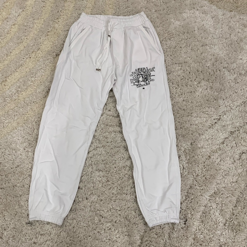 Amiri White England Imaginations & Dreams Sweatpants / Joggers Men’s size Large